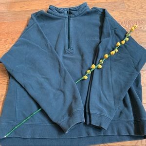 SOLD - Black Columbia Pullover Quarter Zip (XXL)